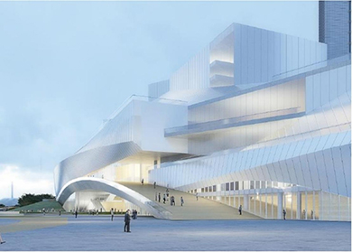 廣東美術館、廣東非物質文化遺產展示中心、廣東文學館“三館合一”（